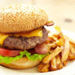 HAMBURGER WITH FRIES